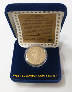 1994 REMEMBRANCE PROOF DOLLAR - PAYS TRIBUTE TO CANADIANS WHO ANSWERED THE CALL TO SERVE