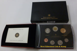 2005 7-COIN SPECIMEN SET - TUFTED PUFFIN LOONIE
