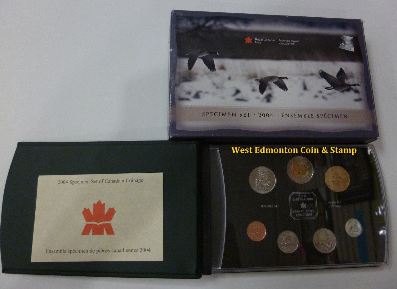 2004 7-COIN SPECIMEN SET - GOOSE LOON LOONIE