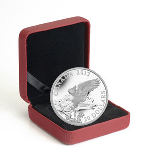 2013 1oz $20 SILVER COIN - THE BALD EAGLE: RETURNING FROM THE HUNT