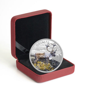 2014 1oz $20 THE CARIBOU FINE SILVER COIN (NO BEAUTY BOX)