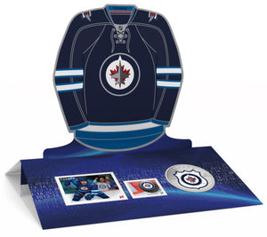 2014 25-CENT NHL COIN AND STAMP GIFT SET WINNIPEG JETS