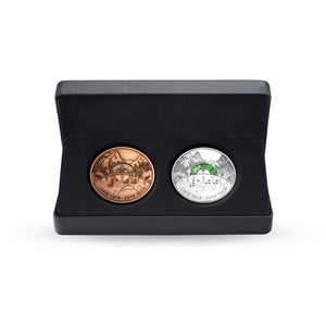 2018 2oz $30 100TH ANNIVERSARY OF THE CANADIAN NATIONAL INSTITUTE FOR THE BLIND FINE SILVER COIN AND BRONZE MEDALLION SET