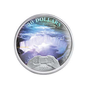 2007 1oz STERLING SILVER COIN - PANORAMIC CAMERA - NIAGARA FALLS