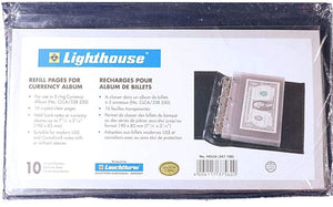 LIGHTHOUSE REFILL PAGES FOR CURRENCY ALBUM (10)