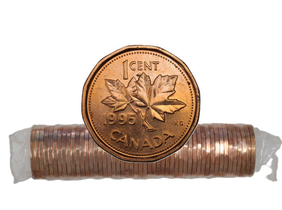 1995 1-CENT WRAP ROLL