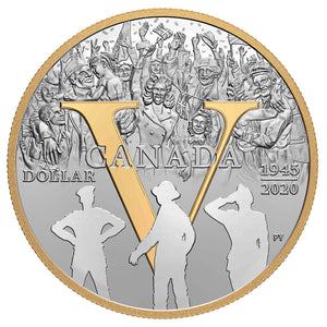 2020 75TH ANNIVERSARY OF V-E DAY FINE SILVER PROOF SET