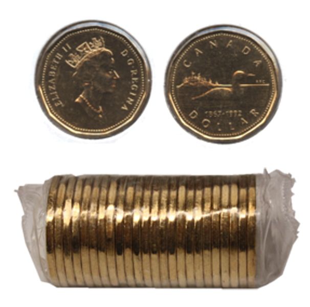 1992 1-DOLLAR LOONIE ROLL