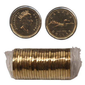1992 1-DOLLAR LOONIE ROLL
