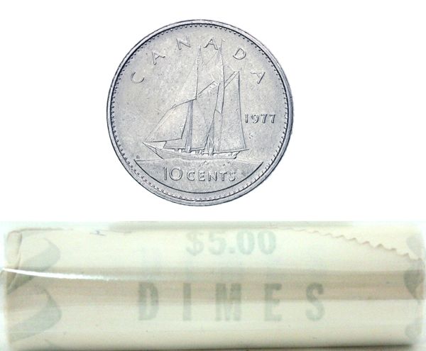 1977 10-CENT WRAP ROLL