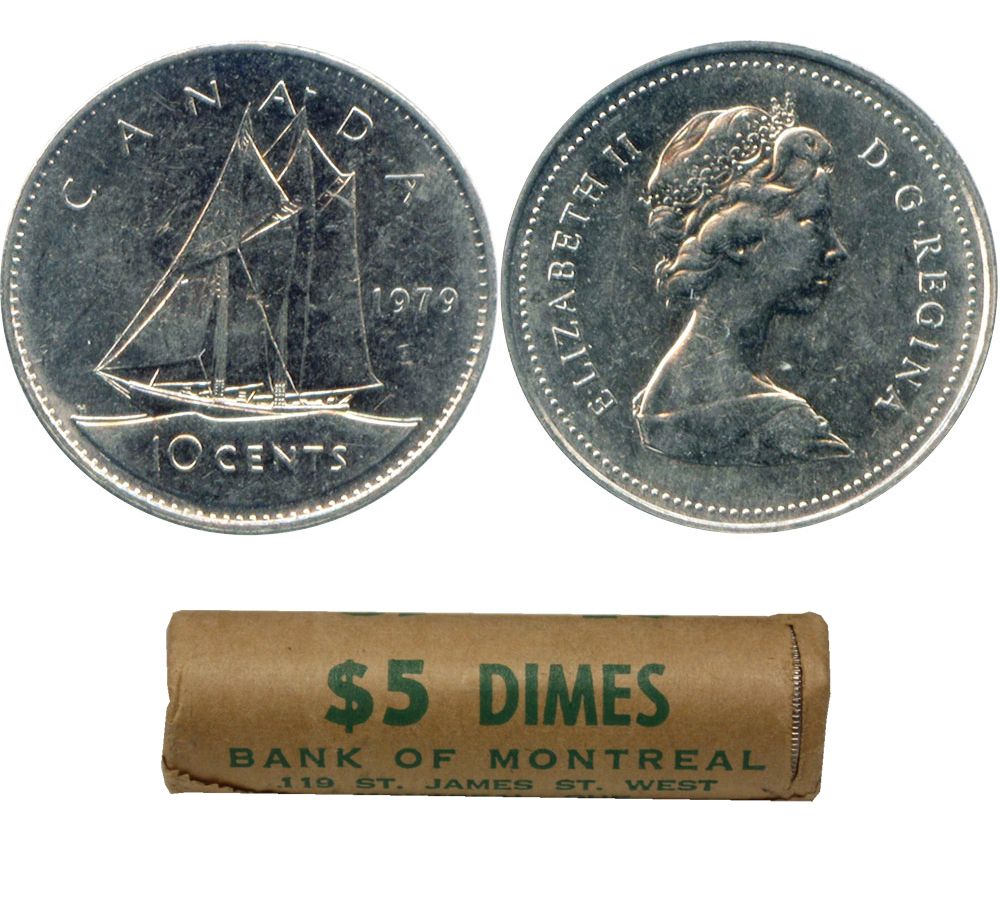 1979 10-CENT WRAP ROLL