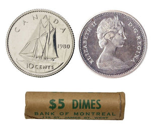 1980 10-CENT WRAP ROLL