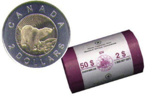2006 2-DOLLAR POLAR BEAR WRAP ROLL