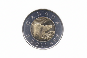 2006 2-DOLLAR POLAR BEAR WRAP ROLL