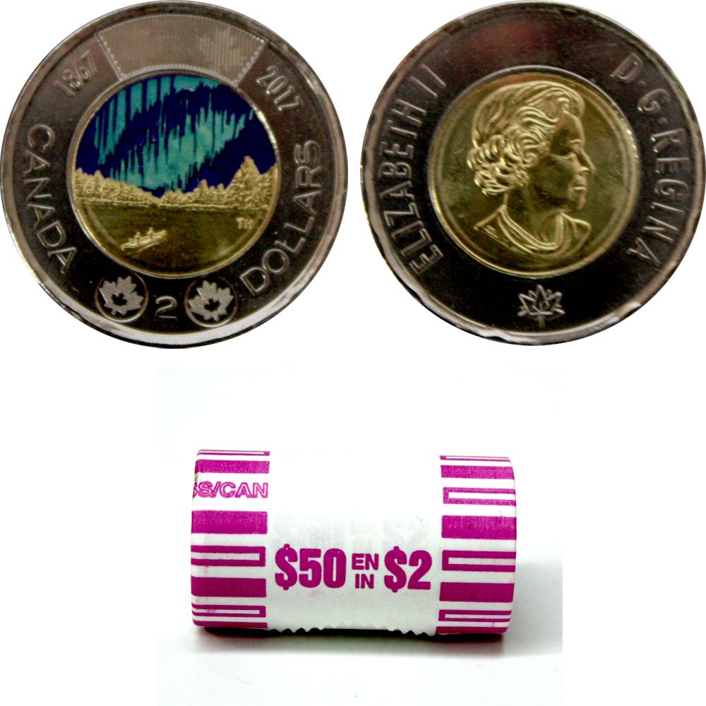 2017 2-DOLLAR DANCE OF THE SPIRITS WRAP ROLL (COLOURED)