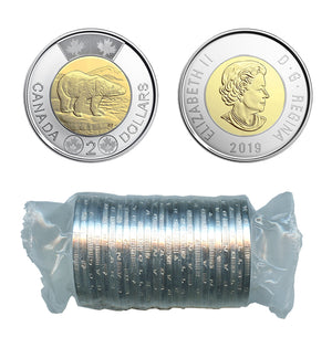 2019 2-DOLLAR POLAR BEAR ROLL