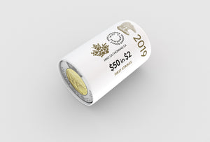 2019 2-DOLLAR FIRST STRIKE POLAR BEAR ROLL