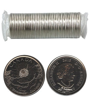 2015 25-CENT IN FLANDERS FIELD NON-COLOURED