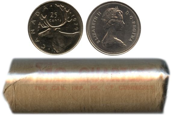 1979 25-CENT ORIGINAL ROLL