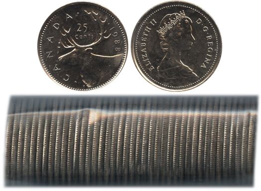 1988 25-CENT ORIGINAL ROLL
