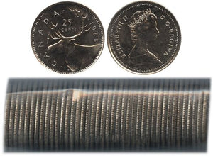 1988 25-CENT ORIGINAL ROLL