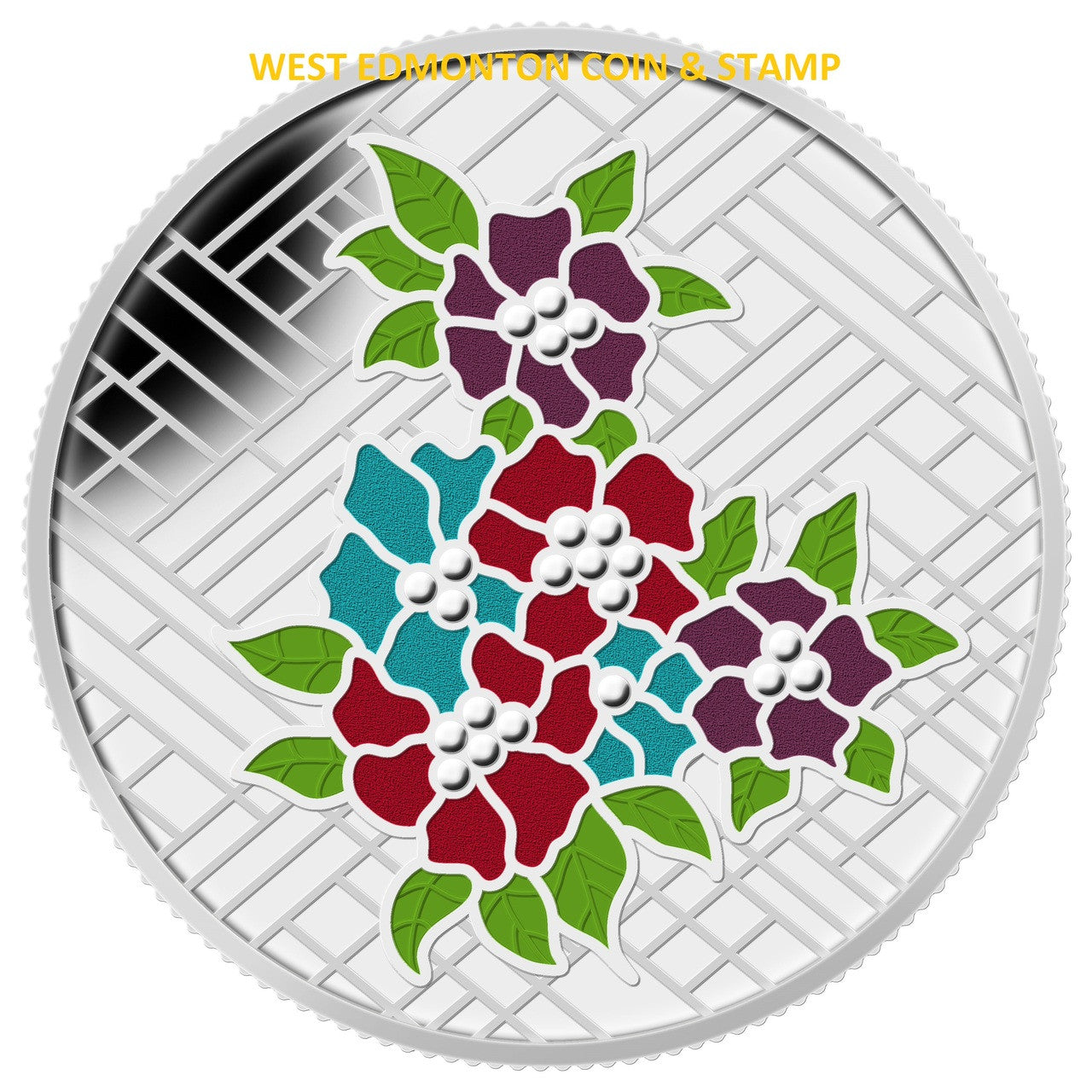 2014 1oz $20 STAINED GLASS: CRAIGDARROCH CASTLE FINE SILVER COIN