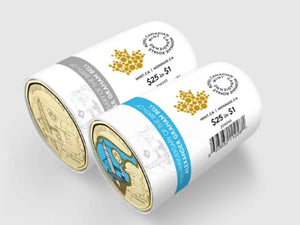 2022 1-DOLLAR 175TH ANNIVERSARY OF THE BIRTH OF ALEXANDER GRAHAM BELL SPECIAL 2-ROLL SET