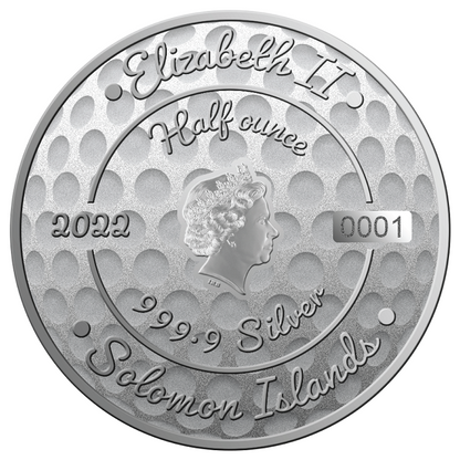 2022 1oz $1 HERITAGE SPORTS SERIES: GOLF FINE SILVER 2-COIN SET