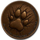 5oz ROAR OF THE KING UHR COLORIZED COPPER ROUND