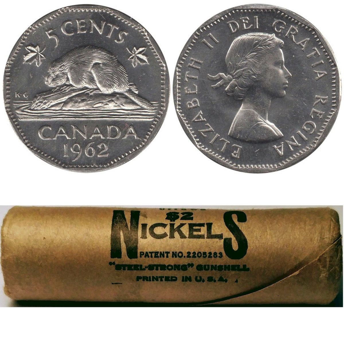 1962 5-CENT WRAP ROLL