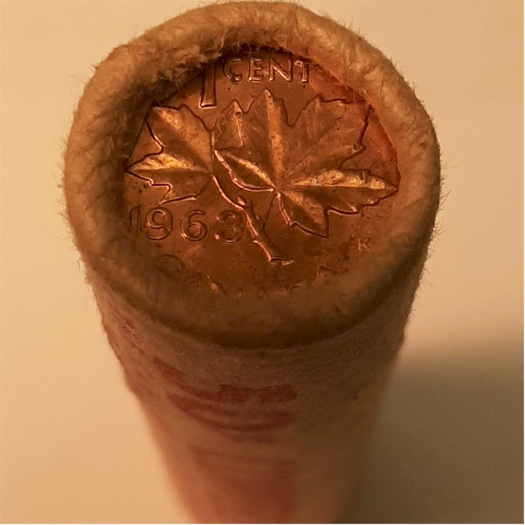 1963 1-CENT ORIGINAL WRAP ROLL