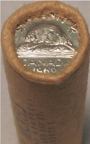 1969 5-CENT WRAP ROLL