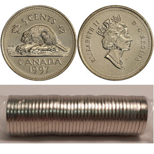1997 5-CENT WRAP ROLL