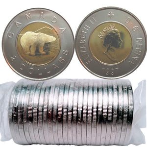1997 2-DOLLAR POLAR BEAR ROLL