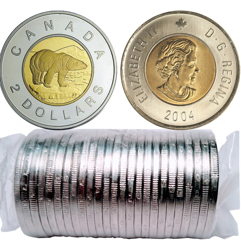 2004 2-DOLLAR POLAR BEAR ROLL