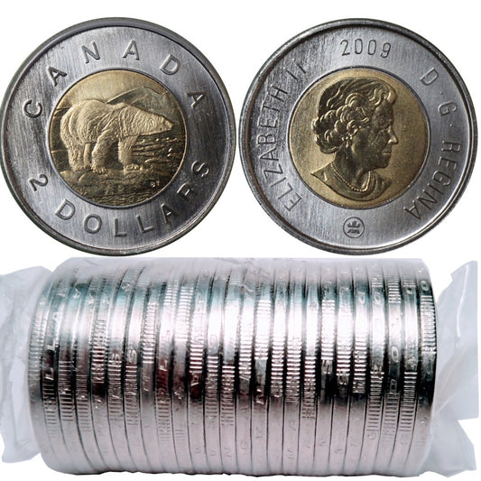2009 2-DOLLAR POLAR BEAR ROLL