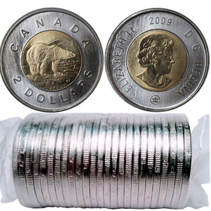2009 2-DOLLAR POLAR BEAR ROLL