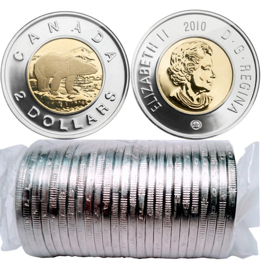 2010 2-DOLLAR POLAR BEAR ROLL