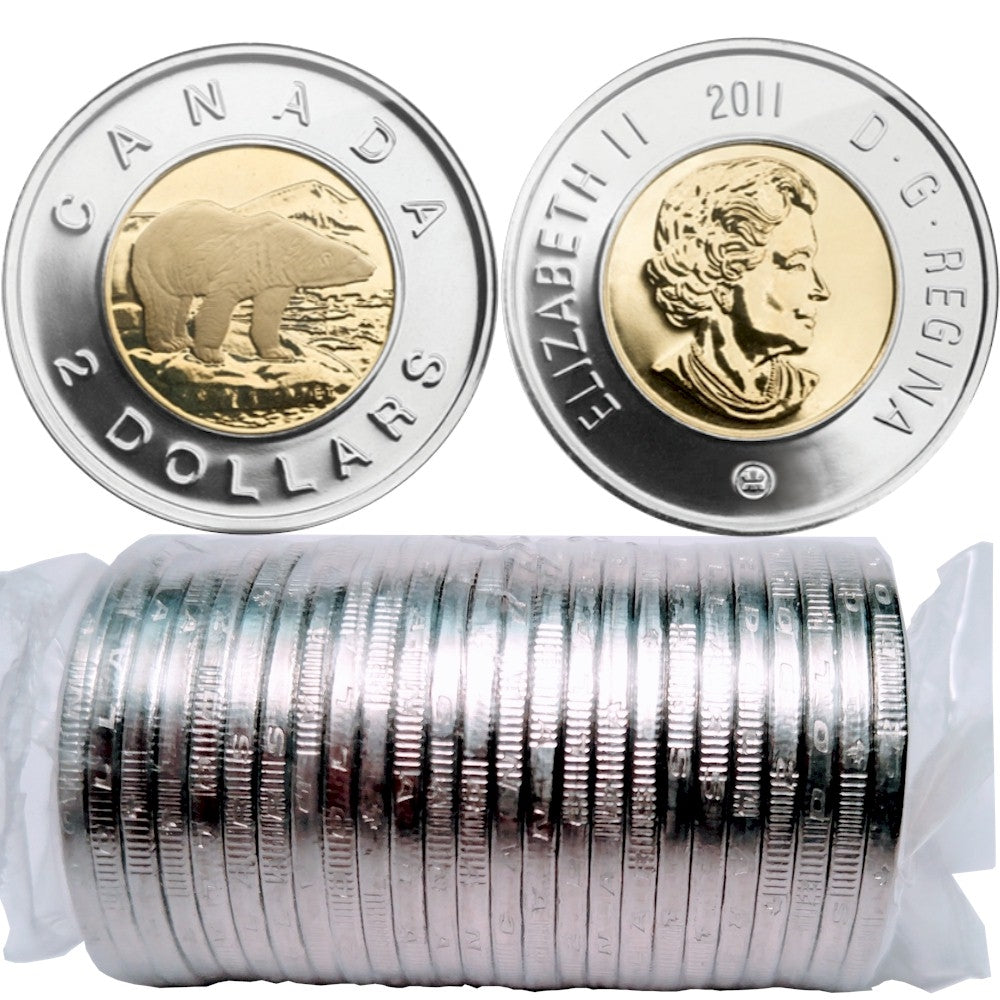 2011 2-DOLLAR POLAR BEAR ROLL