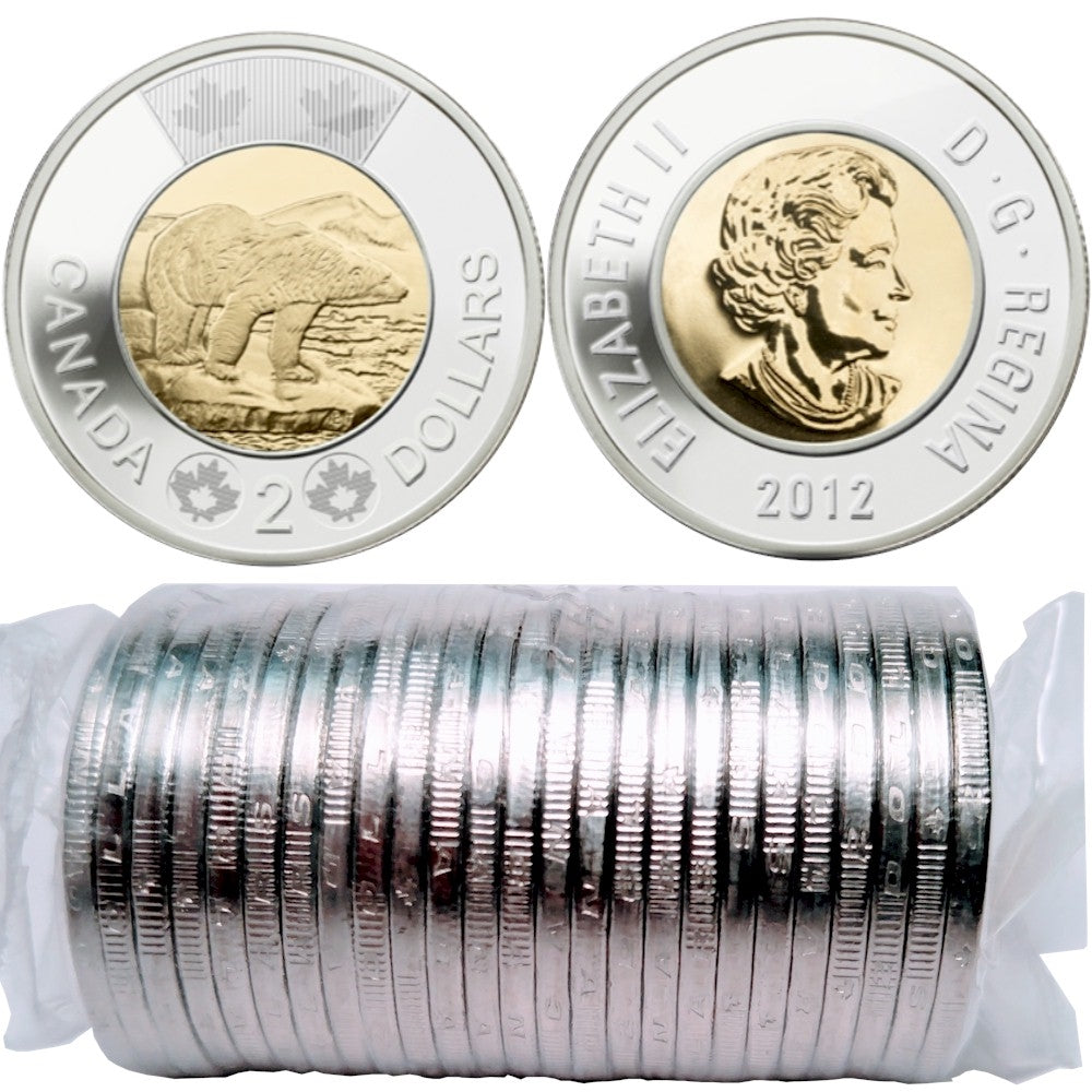 2012 2-DOLLAR POLAR BEAR ROLL