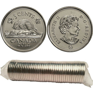 2014 5-CENT WRAP ROLL
