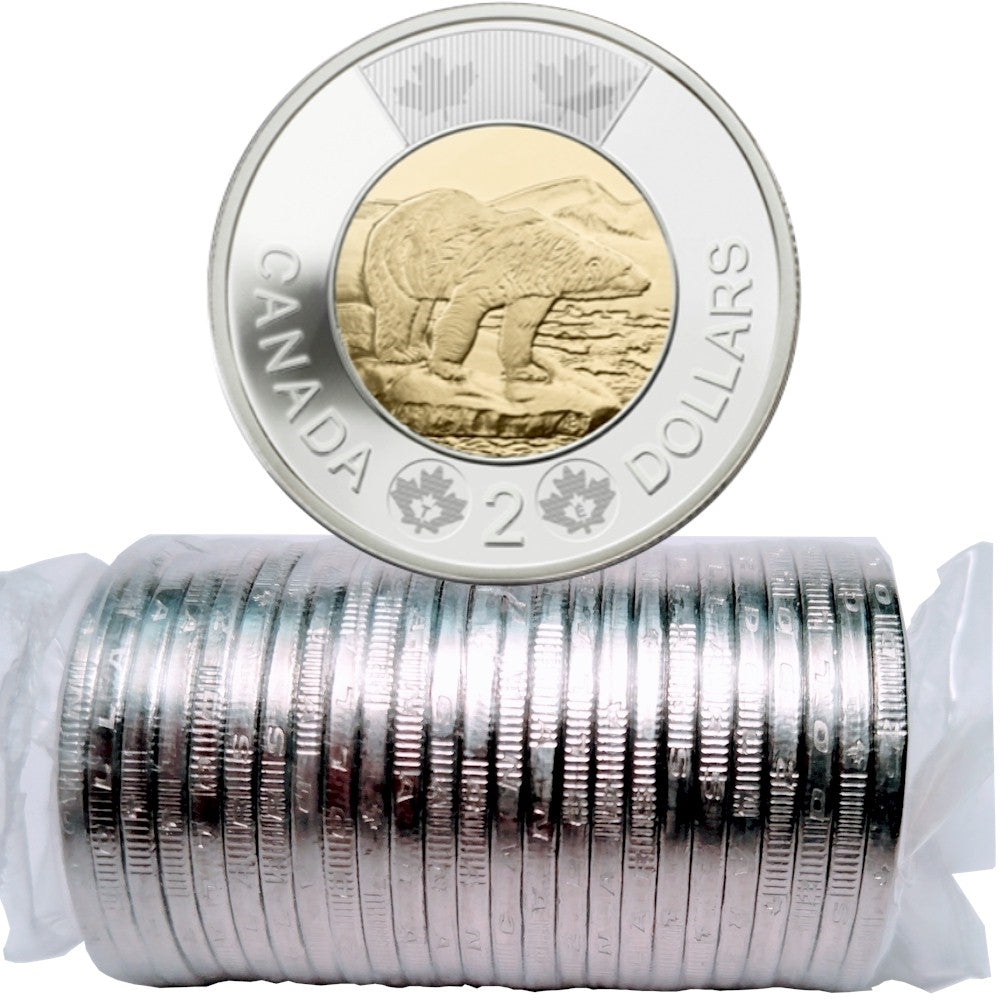 2015 2-DOLLAR POLAR BEAR ROLL