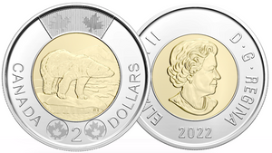 2022 2-DOLLAR POLAR BEAR ROLL