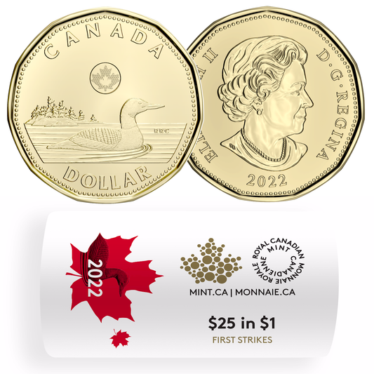 2022 1-DOLLAR FIRST STRIKE LOONIE ROLL