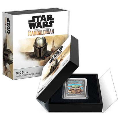 2022 1oz $2 STAR WARS THE MANDALORIAN GROGU FINE SILVER COLLECTIBLE COIN
