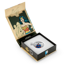 2015 1/2oz $10 DC COMICS ORIGINALS: LEGACY FINE SILVER COIN