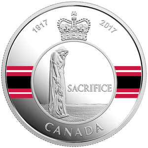 2017 1oz $20 CANADIAN HONOURS: SACRIFICE MEDAL FINE SILVER COIN