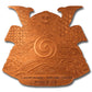 5oz SAMURAI MASK COLOURIZED COPPER MEDAL
