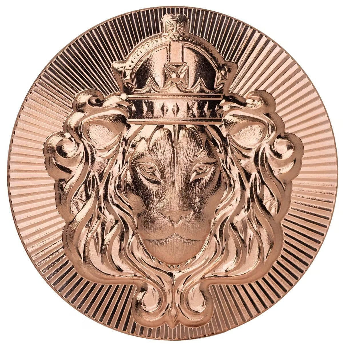 1oz UHR LION COPPER ROUND