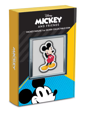 2021 1oz  $2 DISNEY MICKEY MOUSE FINE SILVER COIN